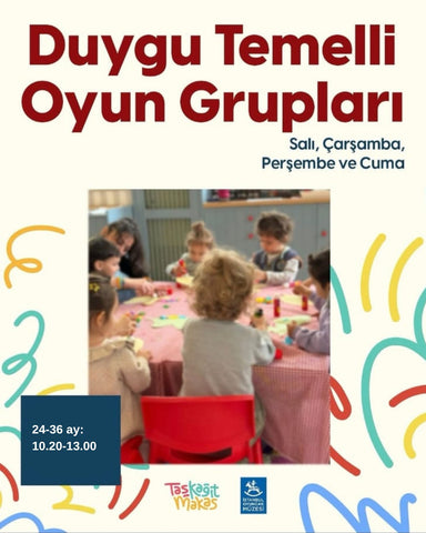 Duygu Temelli Oyun Grupları Haftalık Katılım/ 24 - 36 Aylık bebekler