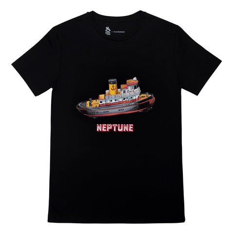 Neptune Siyah T-Shirt