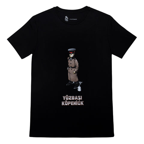 Yüzbaşı Köpenick Siyah T-Shirt